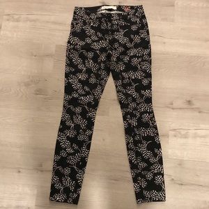 Marc Jacobs “Stick” Black Printed Pants